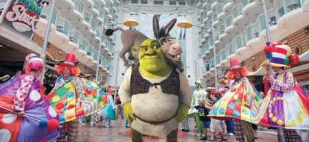 Shrek y Royal Caribbean