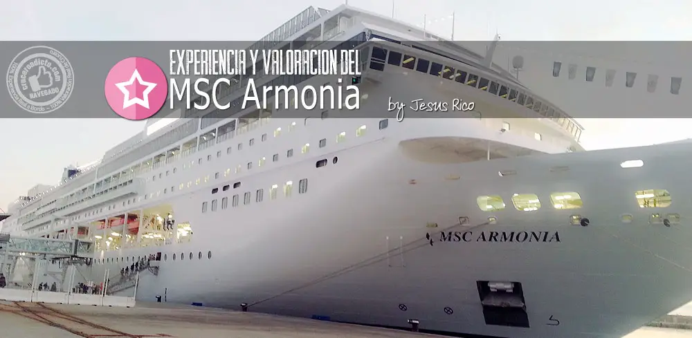 Valoracion MSC Armonia by Jesus Rico