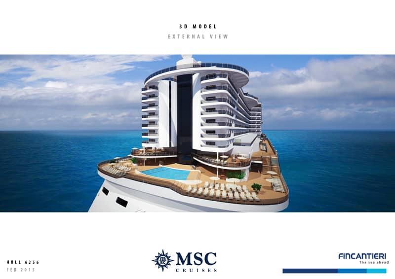 construccion del MSC Seaside