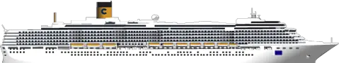 flota Costa Cruceros, Costa Luminosa, cocina de un crucero