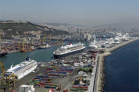cruceristas puertos españoles