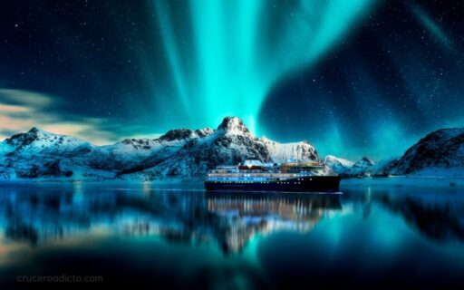 Ver auroras boreales desde cruceros