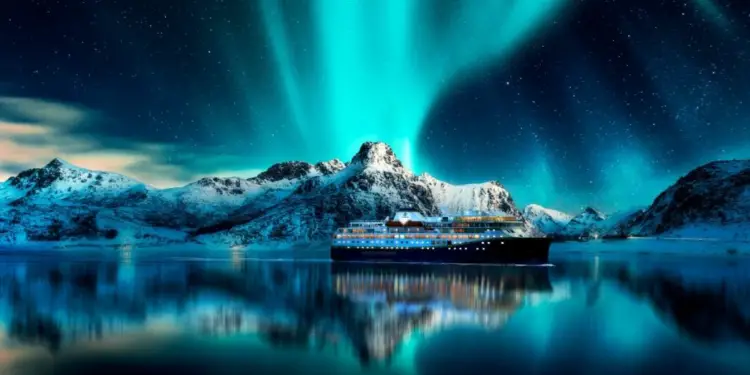 Ver auroras boreales desde cruceros