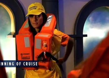 Instrucciones de Simulacro de Emergencia en un crucero