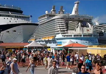 ¿Que sucede cuando llegan 6 barcos de cruceros a la vez?