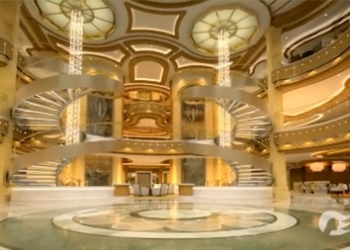 Atrio del futuro Royal Princess