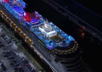 Espectacular inauguracion del Disney Fantasy en New York