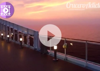 atardecer en un crucero