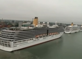 Barcos de P&O en Southampton