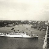El Mariposa en Sidney el 22 de febrero de 1932 en su viaje inaugural