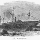 El SS Columbia naufragado frente a la costa de Halifax, Nueva Escocia