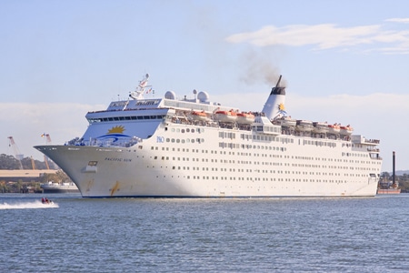 Imagen del Pacific Sun barco que abandonará la flota de PO Cruises Australia