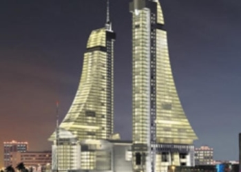 Imagen del moderno Bahrain Financial Harbor