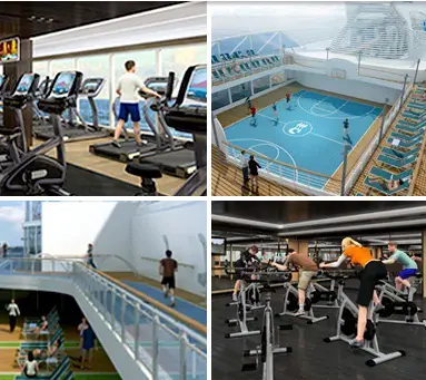 Practicar deporte en el barco de Princess Cruises será fácil con tanta posibilidad ofertada