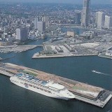 Postal del barco editada por el Yokohama International Passenger Terminal