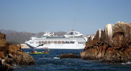 Crucero de Princess Cruises en el Cabo San Lucas