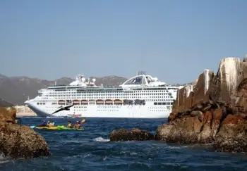 Crucero de Princess Cruises en el Cabo San Lucas, México