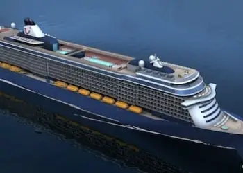 Diseño por ordenador del Mein Schiff 3 de TUI Cruises