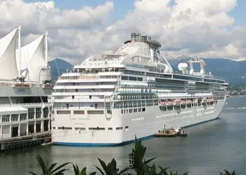 El Coral Princess está especializado en cruceros por Alaska y el Canal de Panamá