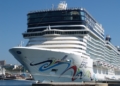 El barco de Norwegian Cruise Line en Marsella en septiembre de 2012