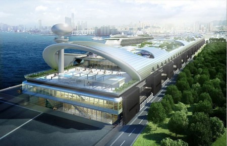 Proyecto de la nueva terminal de cruceros de Hong Kong Kai Tak e1358154190326