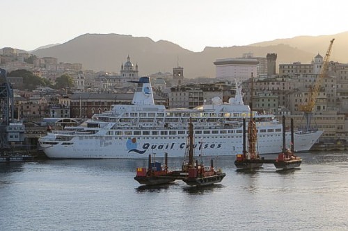 En agosto de 2012 el barco seguía en el puerto de Génova, Love Boat a un desguace