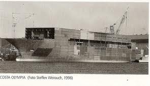 Imagen de la construcción del Costa Olympia del año 1995 De Costa Olympia a Norwegian Sky (8 marzo 1998) - CruceroAdicto.com
