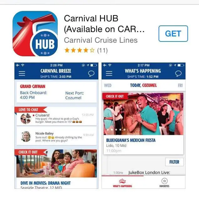 Internet a bordo de cruceros Carnival