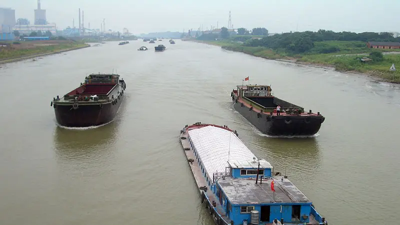 canales navegables - gran canal de china