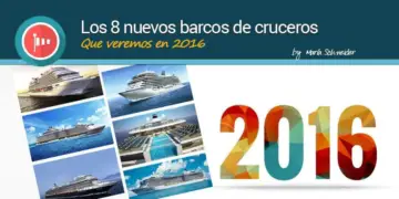 8 nuevos barcos de cruceros 2016