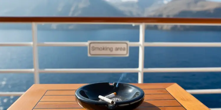Fumar en un crucero