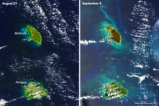 Irma deja deshabitada la isla de Barbuda 01