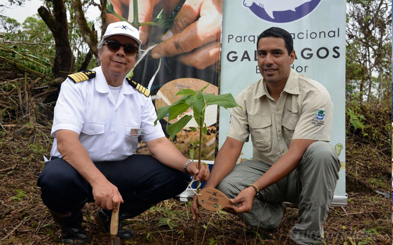 Celebrity Cruises planta más de 30.000 árboles en islas Galápagos