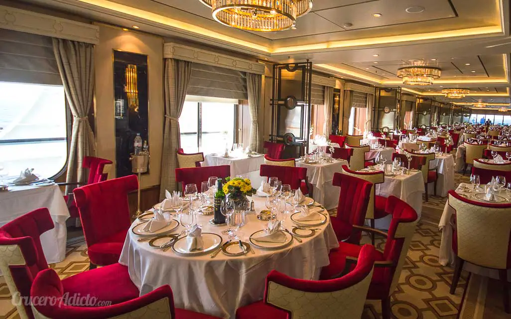 Restaurante en Cunard Line