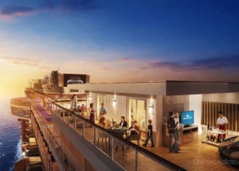 Sky Princess tendrá el balcón más grande en un camarote de crucero