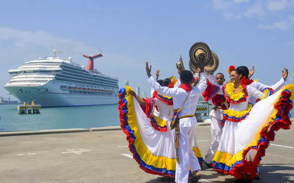 Llegada de cruceros a Cartagena en Colombia aumenta un 16%