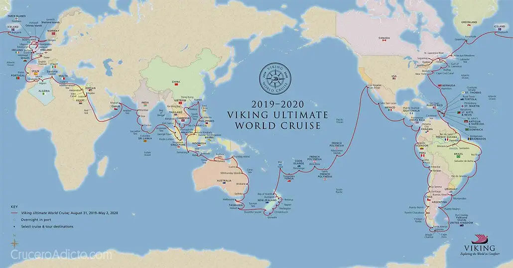 Ultimate World Cruise del Viking Sun