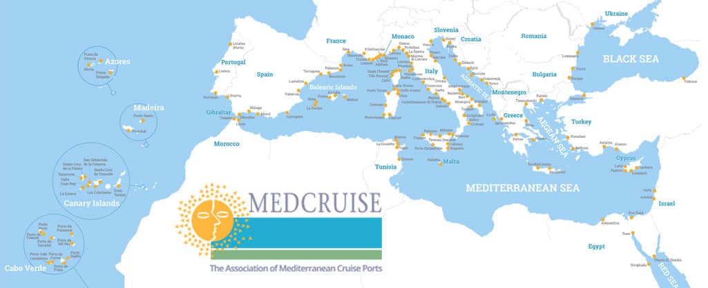 Ports associated to Medcruise
