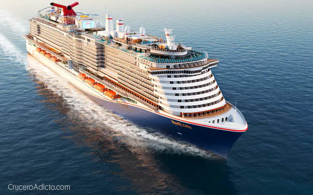 Carnival Mardi Gras será elnuevo barco en 2021 de Carnival Cruise Line
