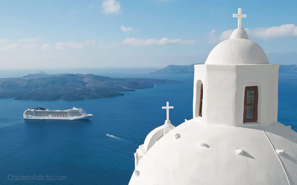 Navegar por islas griegas en Semana Santa objetivo de MSC Cruceros