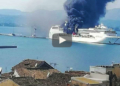 Incendio a bordo del MSC Lirica atracado en Corfú