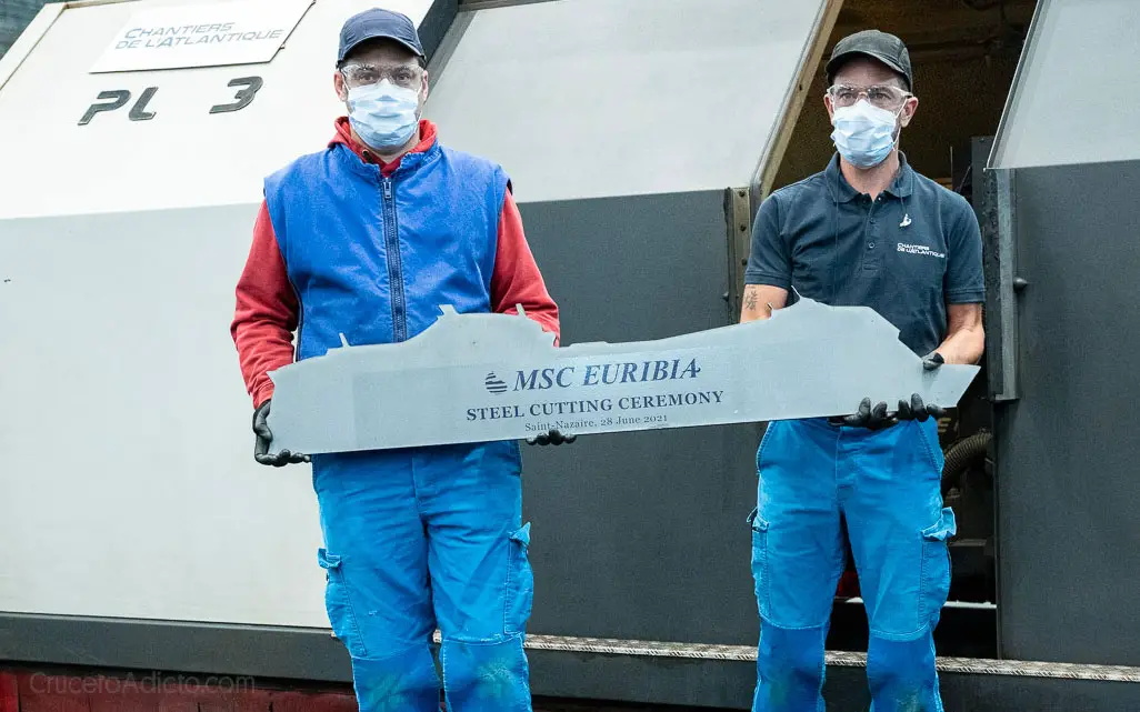 MSC Euribia, revelado el barco de MSC Cruceros más sostenible