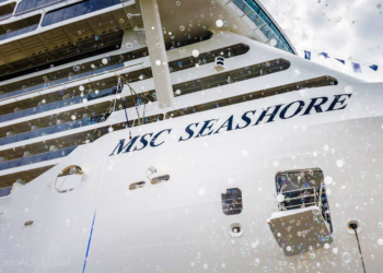 MSC Cruceros recibe al MSC Seashore, el barco más grande jamás construido en Italia