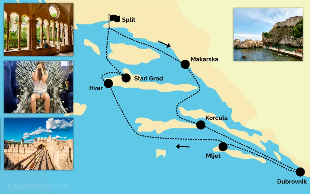 Crucero temático de Juego de tronos zarpará en agosto desde Split, Croacia