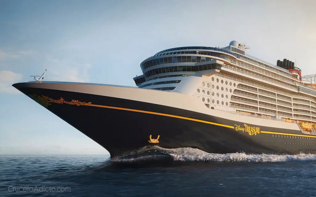 Disney Cruise Line revela su sexto barco, Disney Treasure, nuevo puerto privado, y nuevos itinerarios