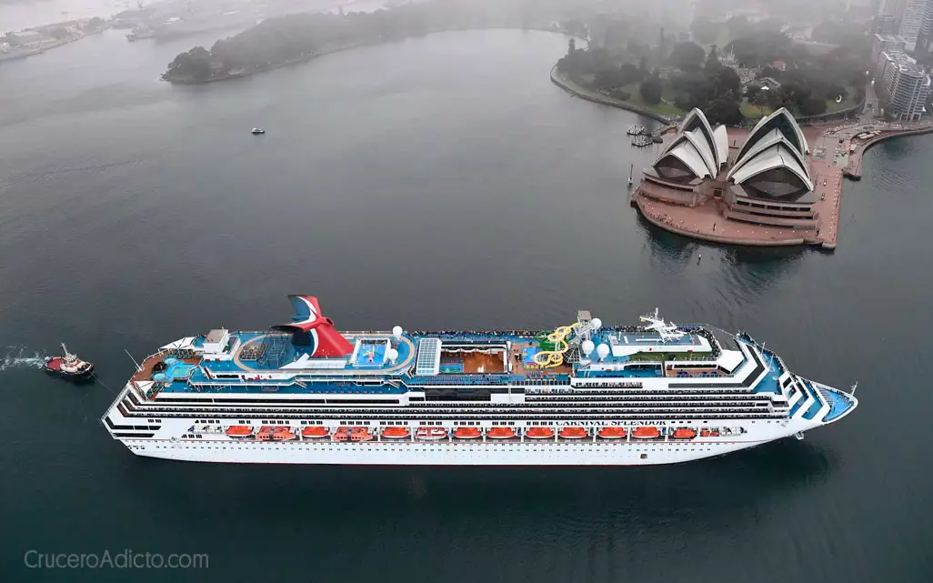 Carnival Splendor inicia su primer crucero por Australia tras 3 años