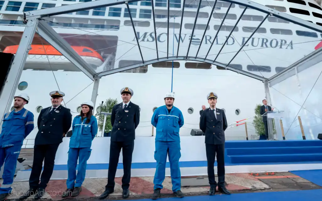 MSC Cruceros recibe el MSC World Europa