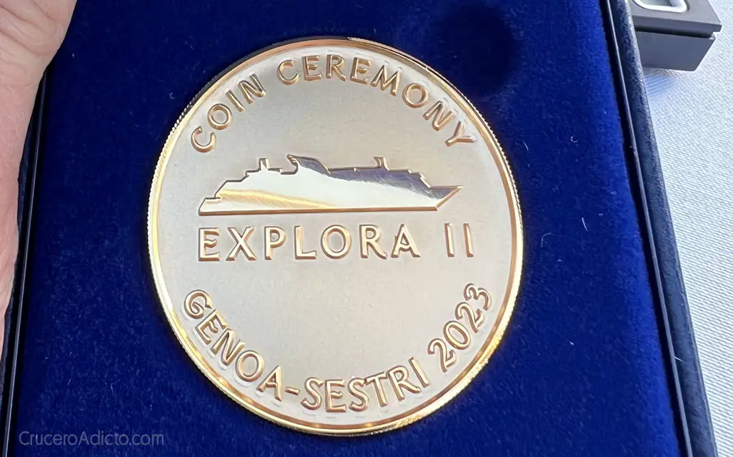 Ceremonia de la moneda del Explora II