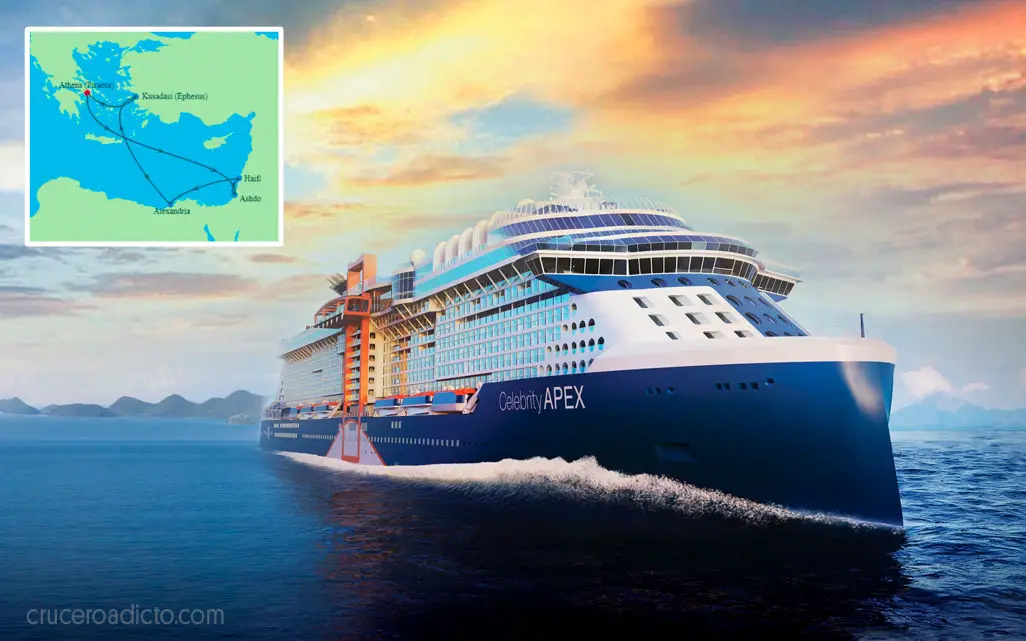 Con asistente en español Celebrity Cruises te lleva a Egipto, Tierra Santa e Islas Griegas