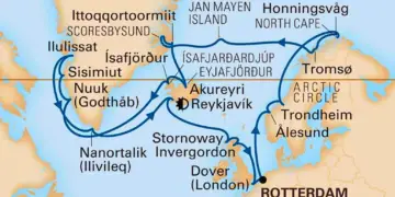 Itinerario Groenlandia e Islandia 2025